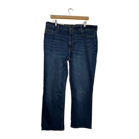 Members Mark Mens Dark Wash Straight Fit Denim Jeans, Size 38x30, NWT - Picture 1 of 6